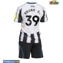Newcastle United Bruno Guimaraes #39 Heimtrikotsatz Kinder 2025-26 Kurzarm (+ Kurze Hosen)